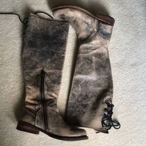 Bed-Stu distressed brown leather boots